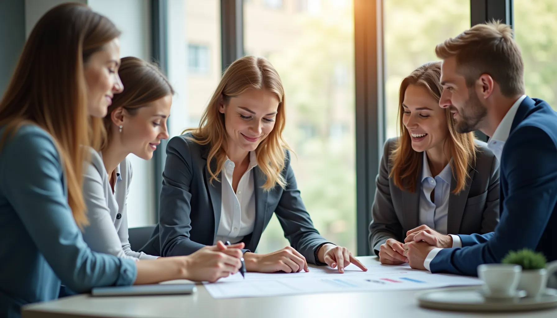 Experts gather over documents as 'How to check quality for vision statement?' guides discussion.