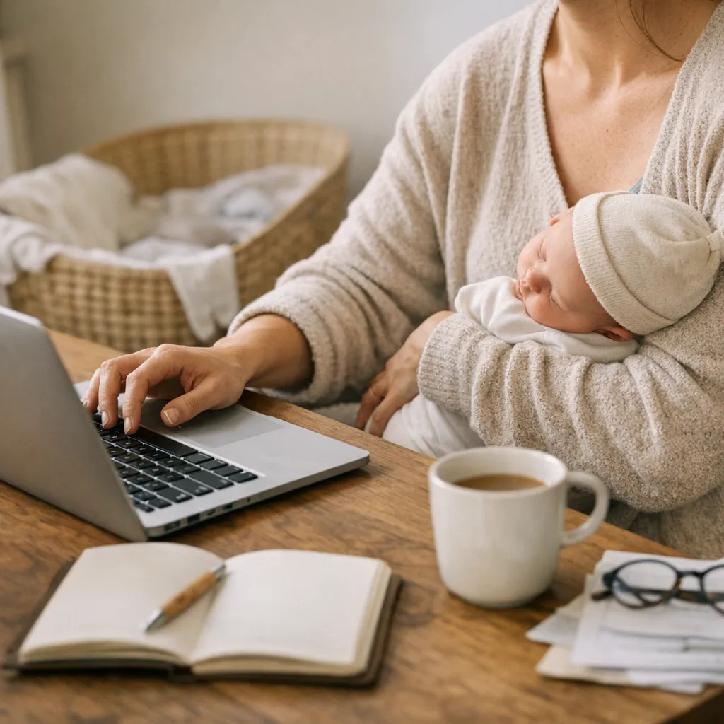 איך לבקש עבודה היברידית אחרי לידה