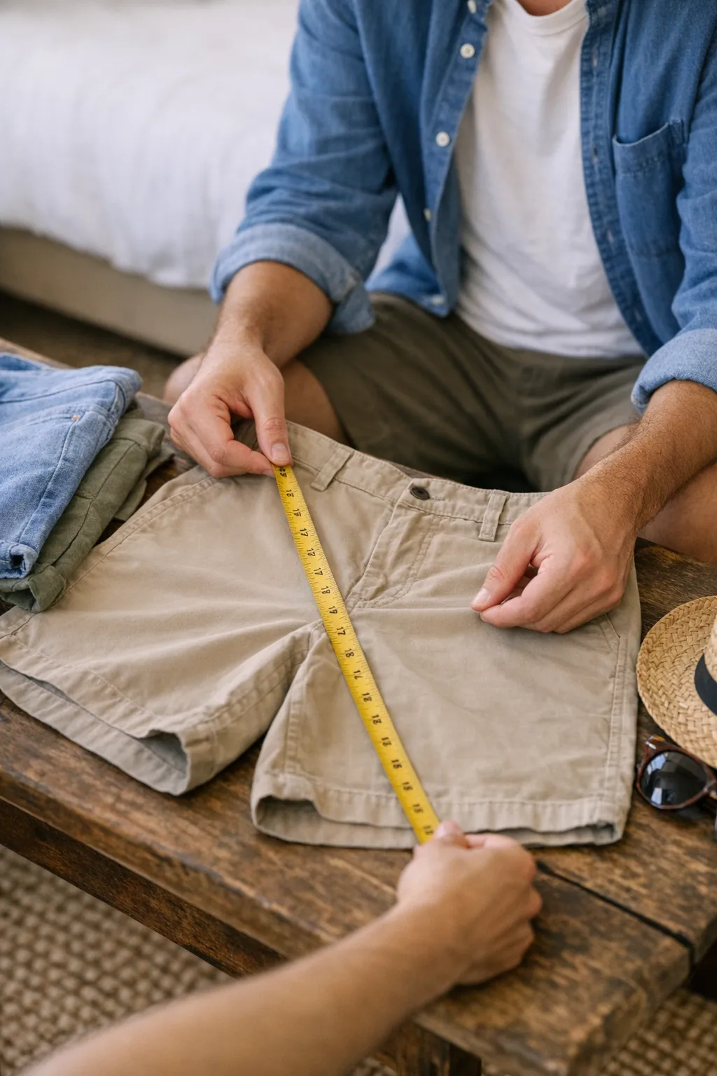 Above-the-knee men's shorts: how to pick the right length