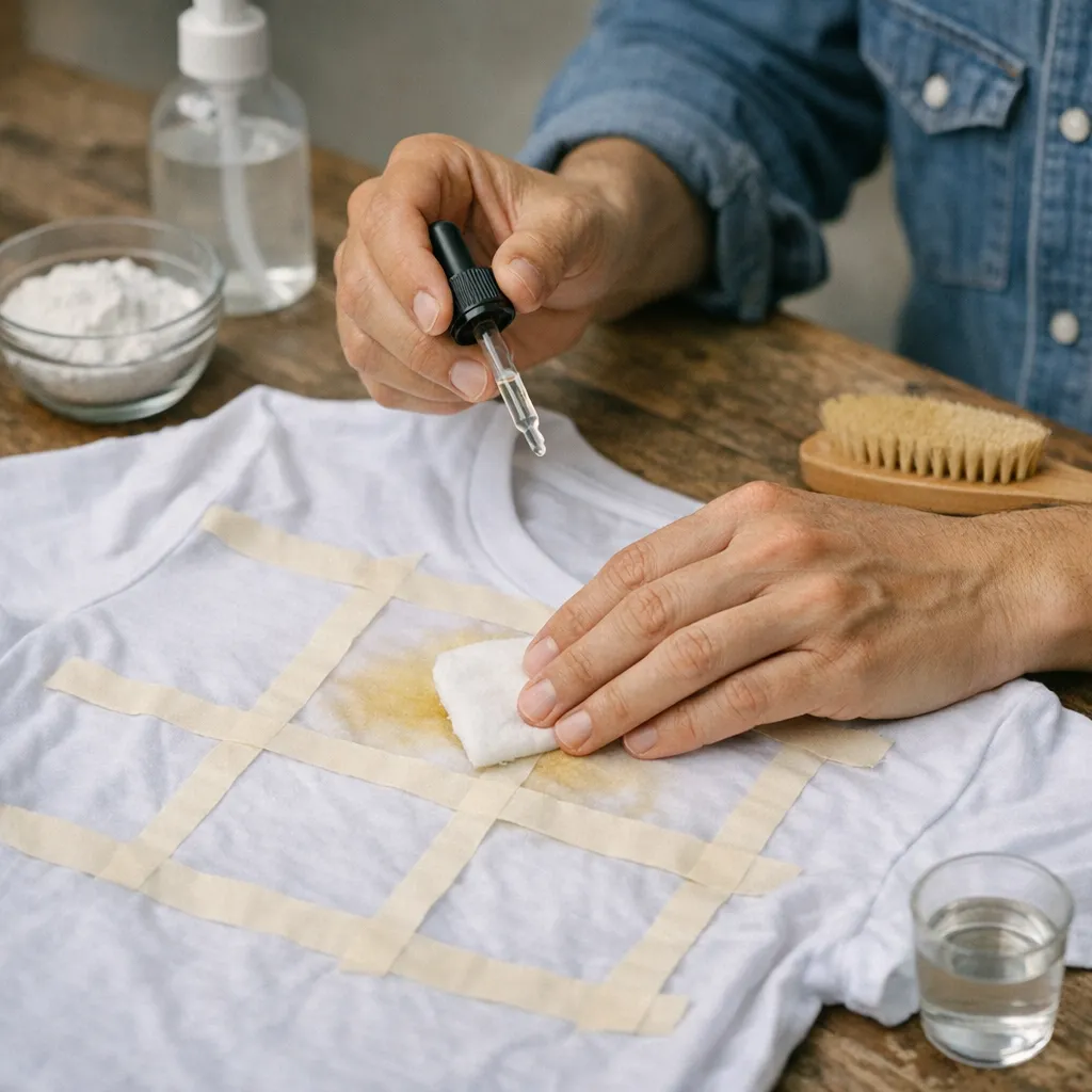 Sweat stains on shirts: how to remove without ruining fabric