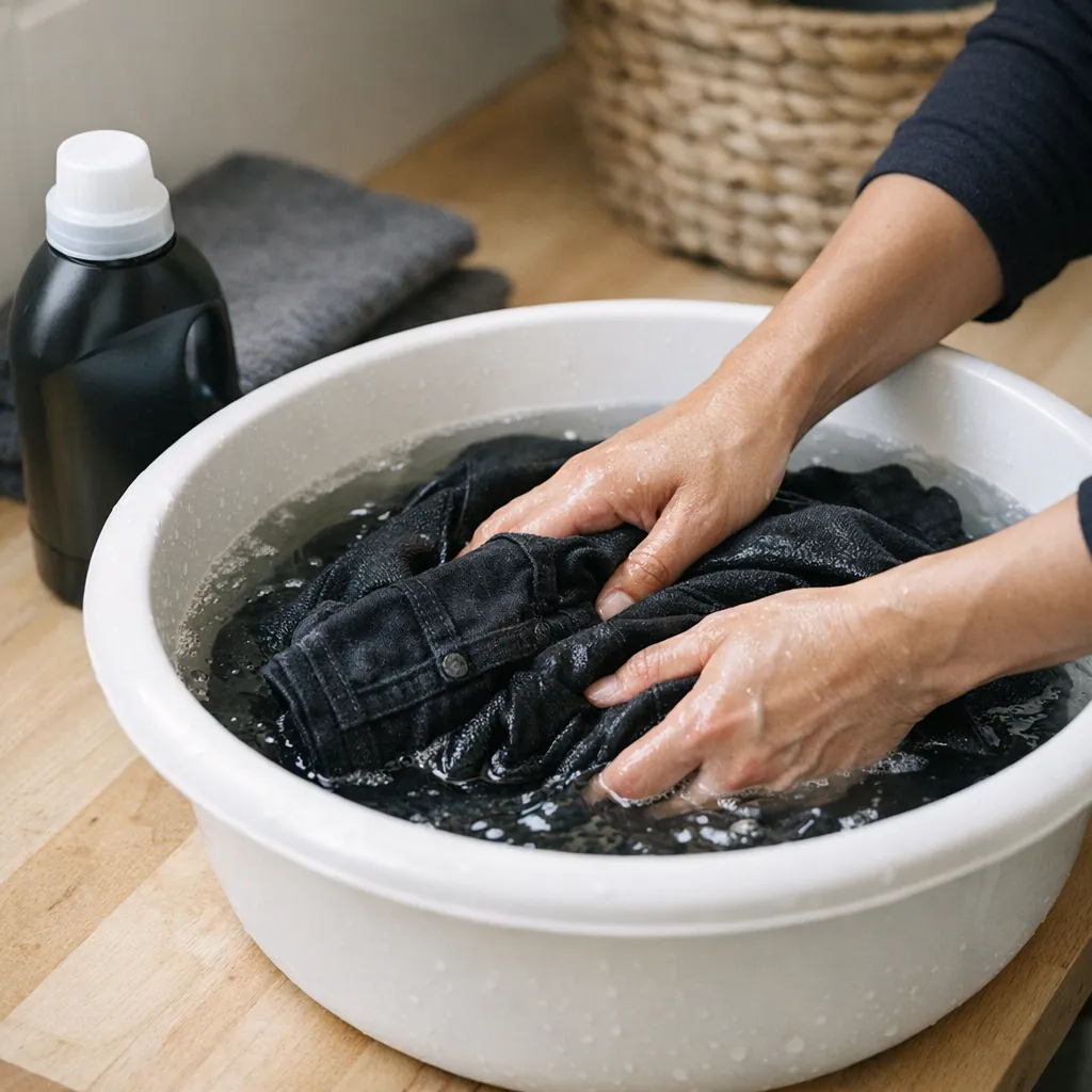 How can LESH help keep dark clothes from fading in the wash?