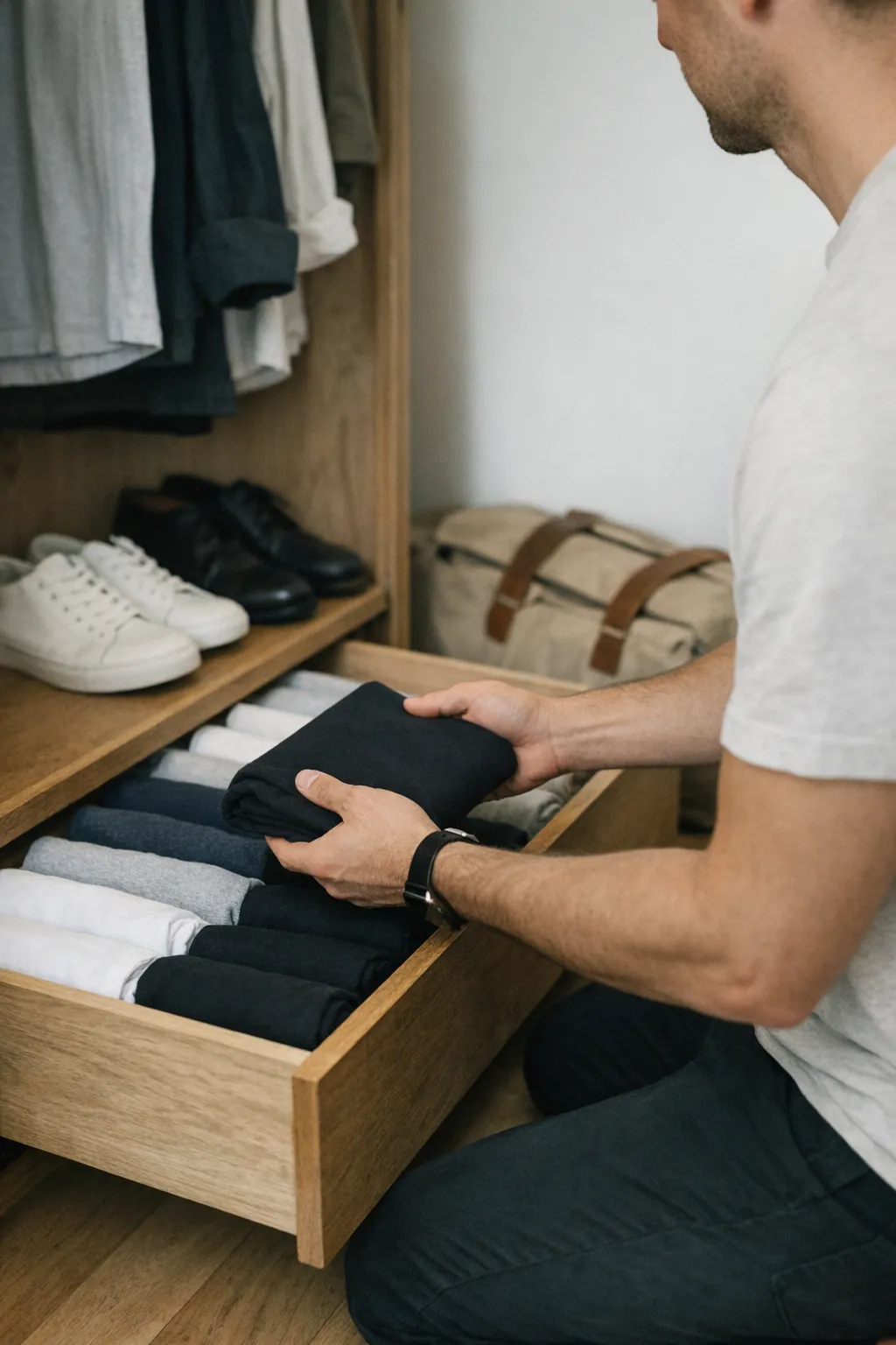 Minimalist men's style principles that work in real life?