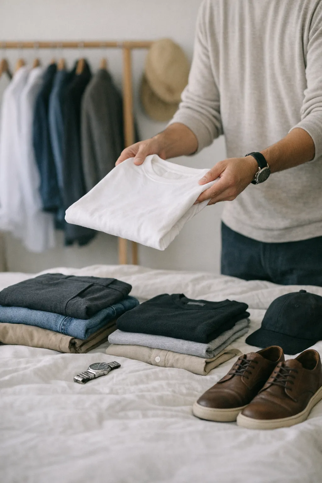 Minimalist men's style: principles that work in real life