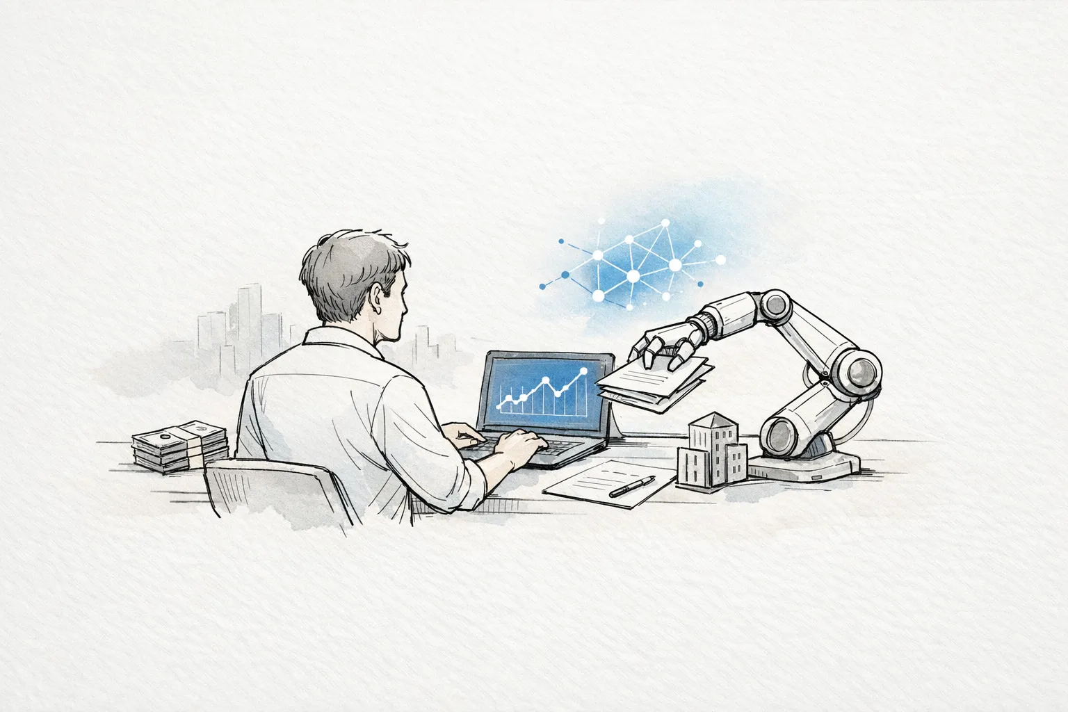 How can I build an AI-driven investment workflow in five steps?