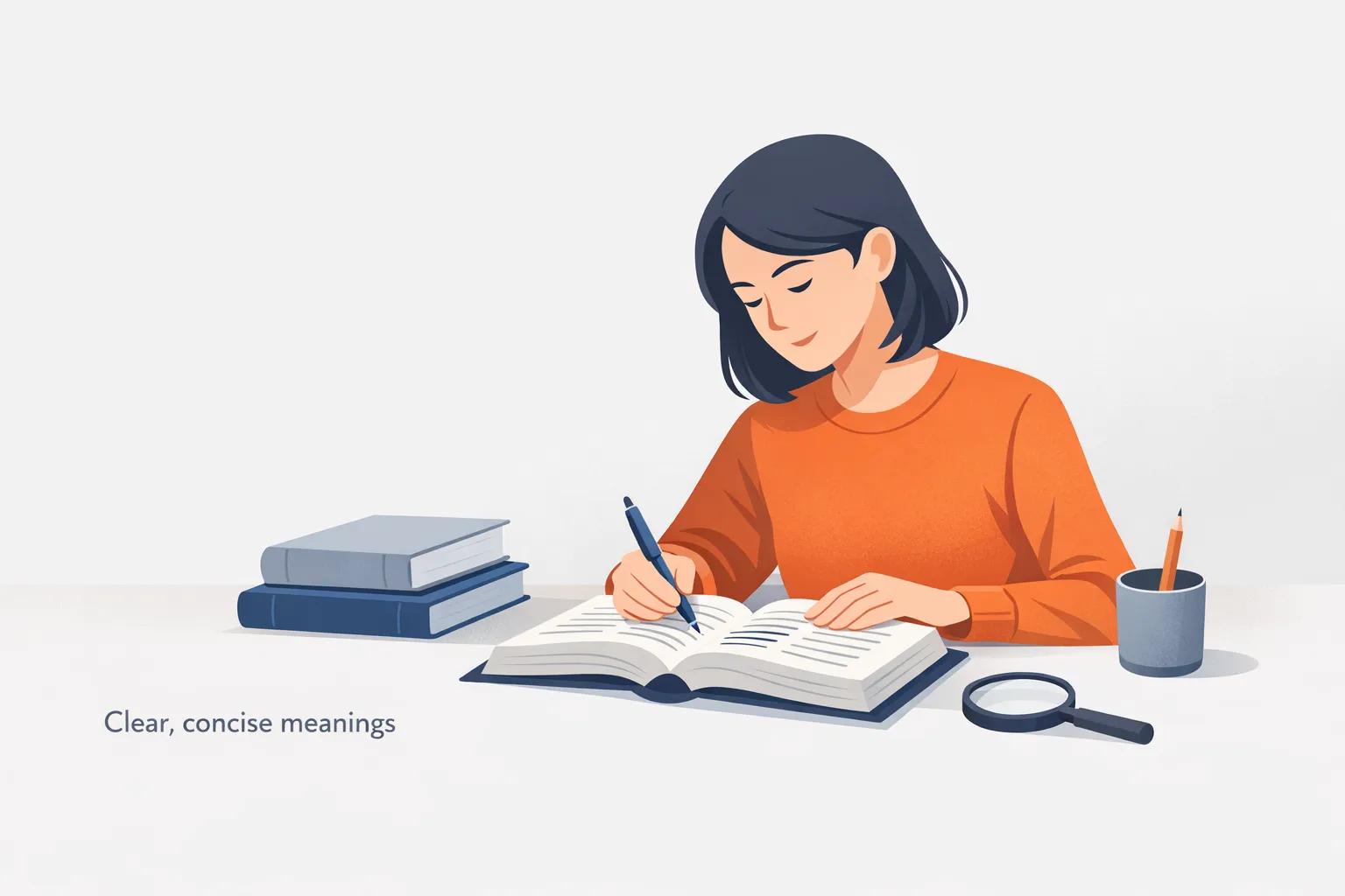 How can you write definitions without fluff that are clear, concise, and skimmable?