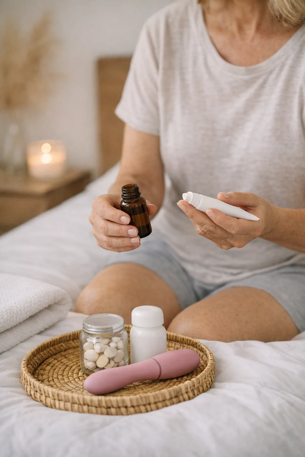 What are practical steps on how to make sex less painful after menopause?