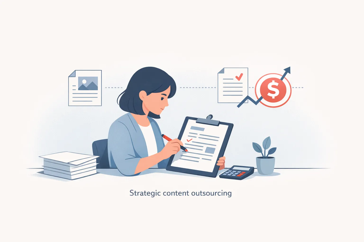 How to choose a content outsourcing partner using 6 ROI-impacting criteria?