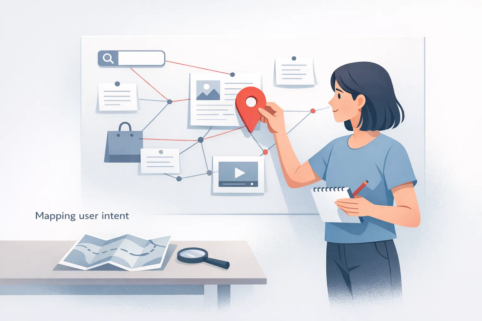 How does User Intent Mapping inform content strategy from discovery to conversion?