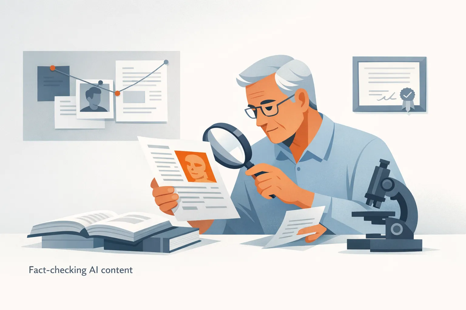 how to validate facts and links in AI-written content