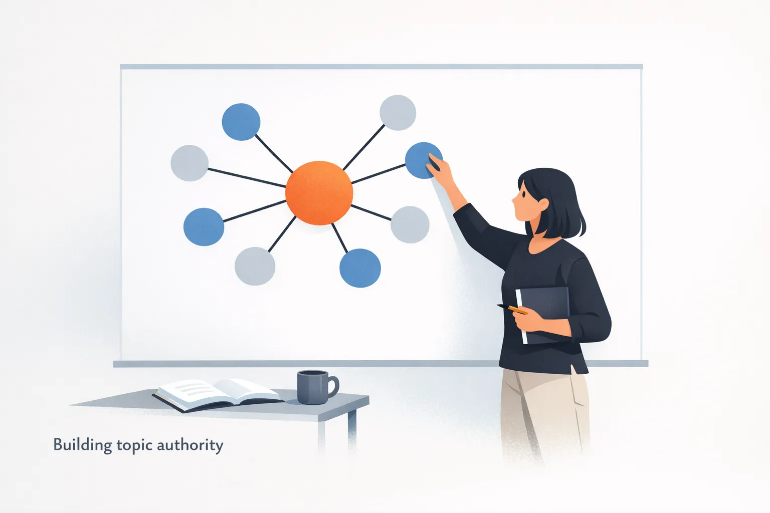 How do internal links for AI search strengthen topical authority?