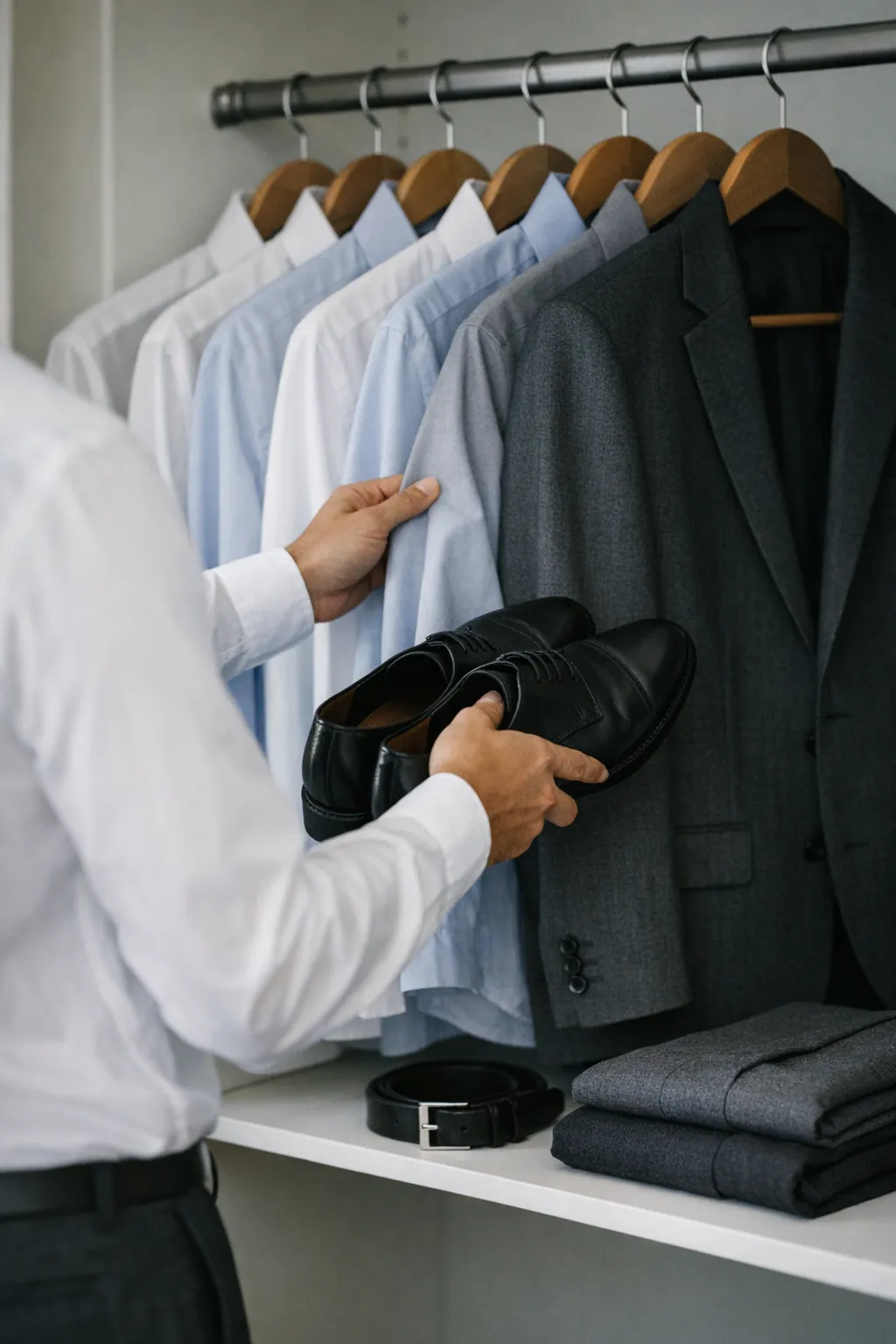 Men's office outfits for tech: simple and sharp