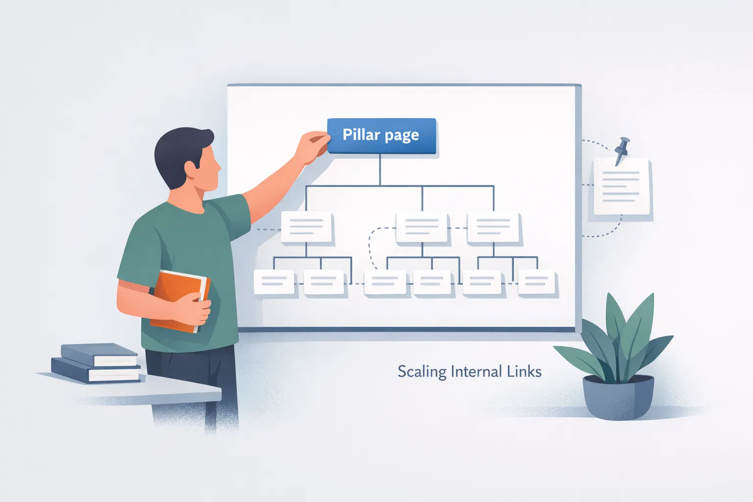 How to build internal linking at scale for large sites?