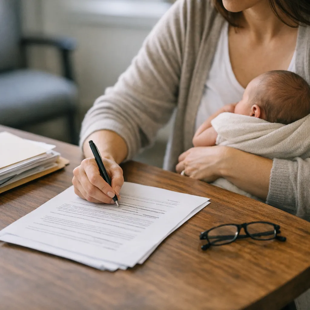 פיצויי פיטורים בהתפטרות אחרי לידה