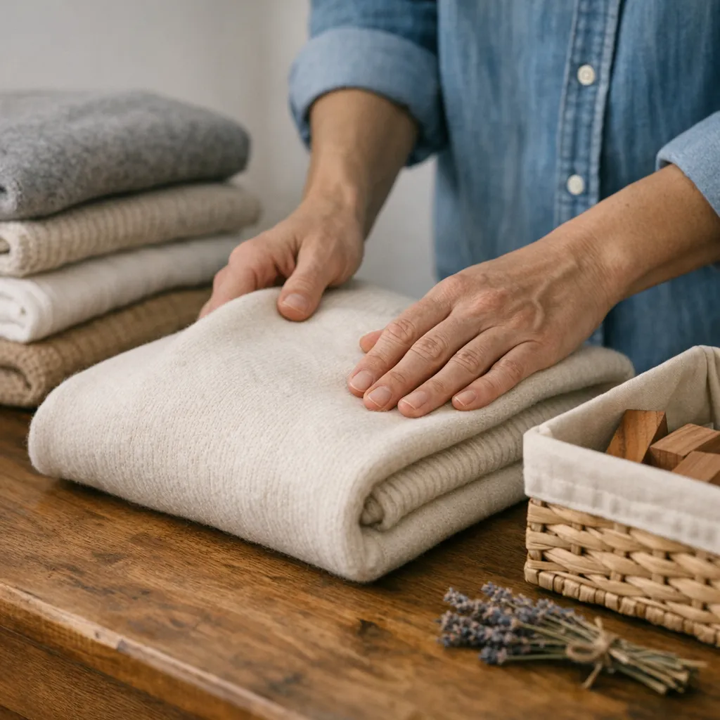 How can LESH help you make clothes last longer through storage and folding?