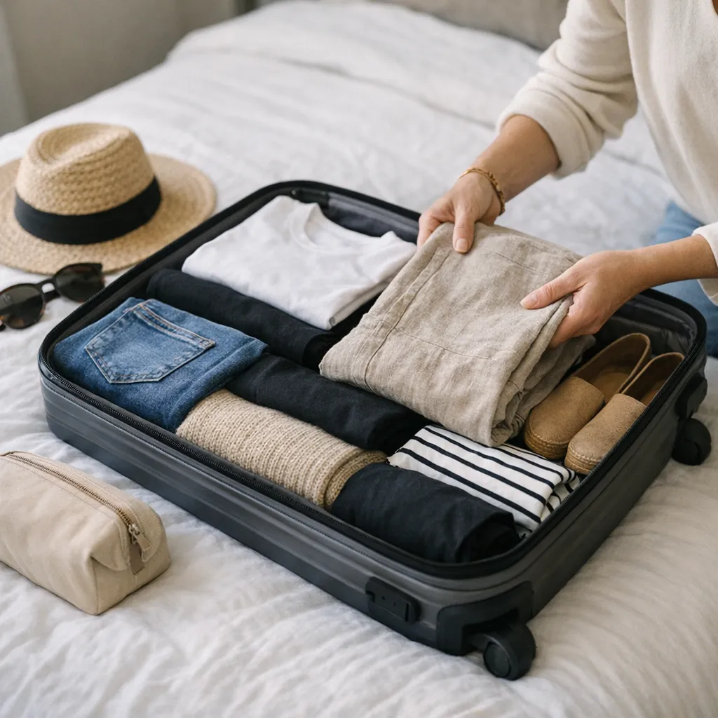 How to pack a capsule wardrobe for a short trip