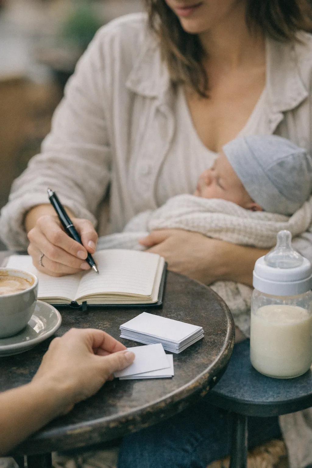 הודעות לינקדאין לנטוורקינג אחרי לידה