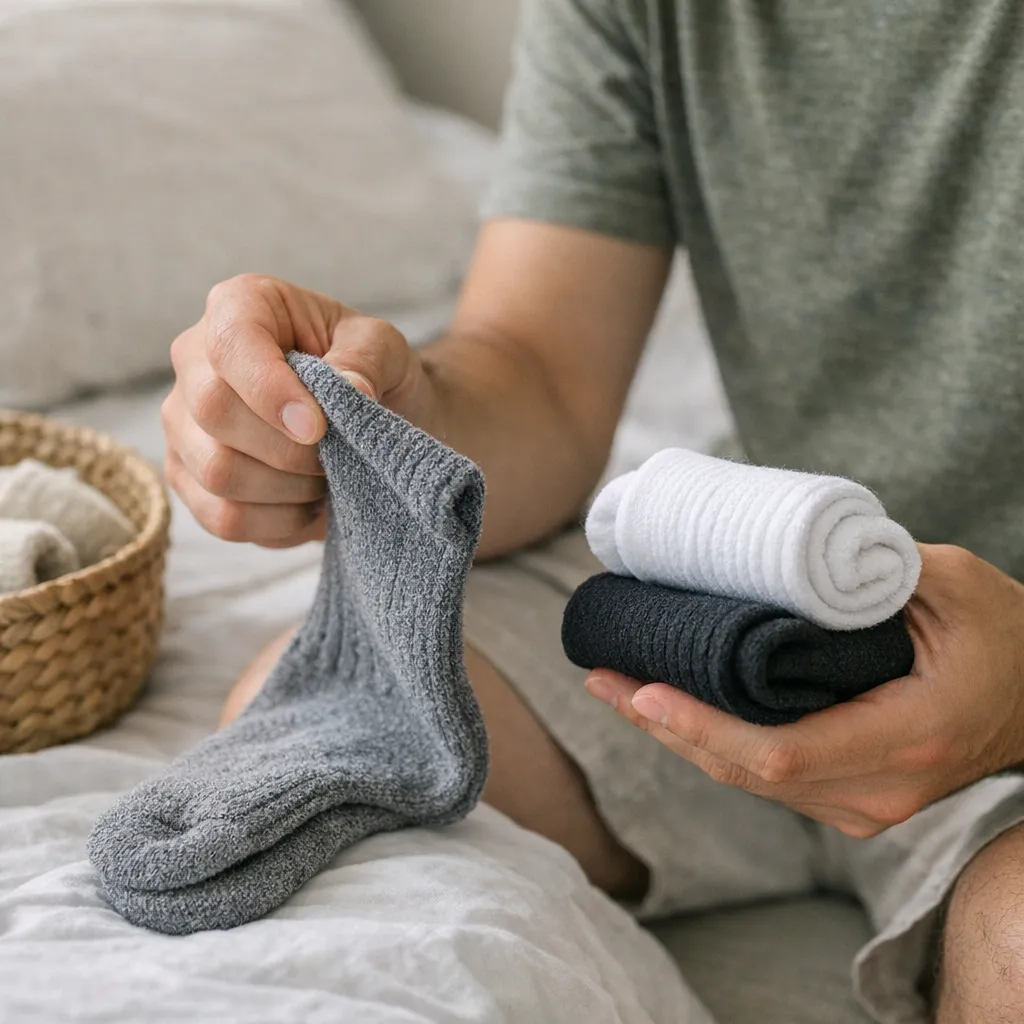 Men's socks: how to choose thickness and comfort for all day