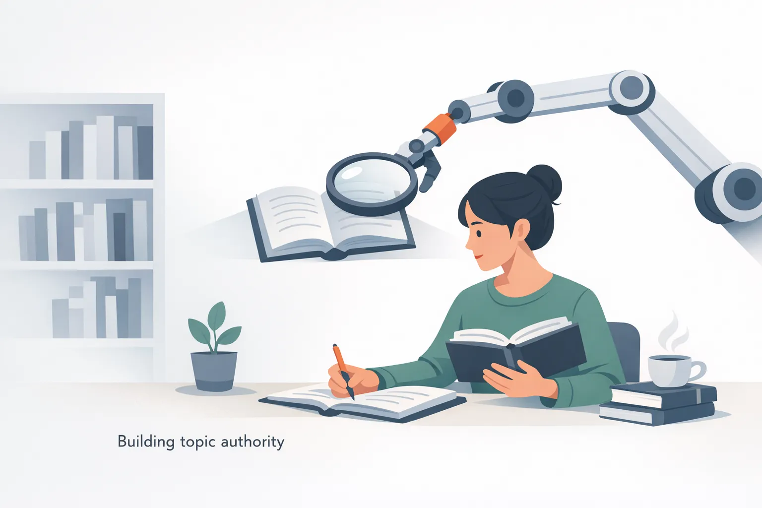 What is hub-and-spoke topical authority with pillar pages and an entity map for AI search?