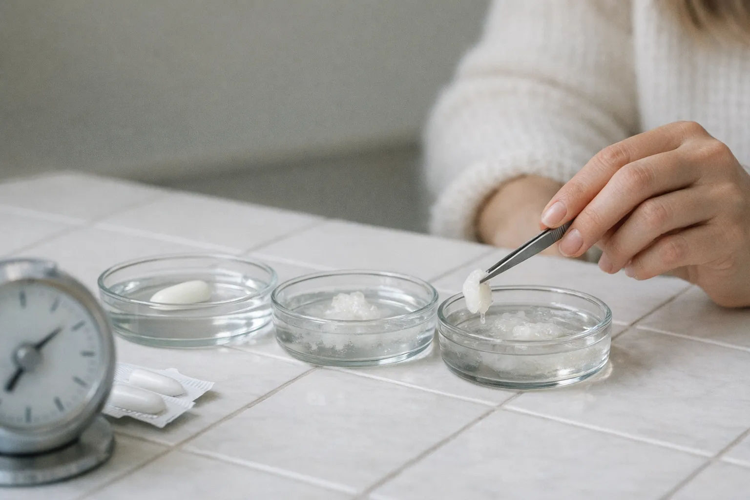 how long does a vaginal suppository take to dissolve