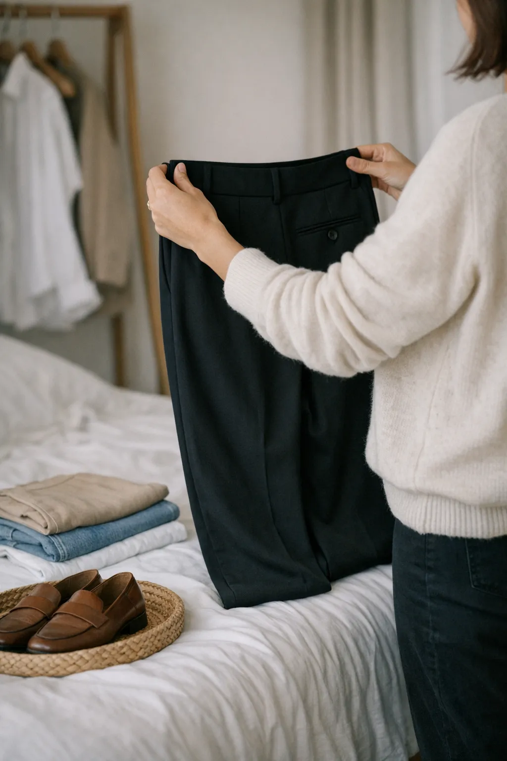 מכנסי בד לגברים - איך לבחור שיושבים טוב