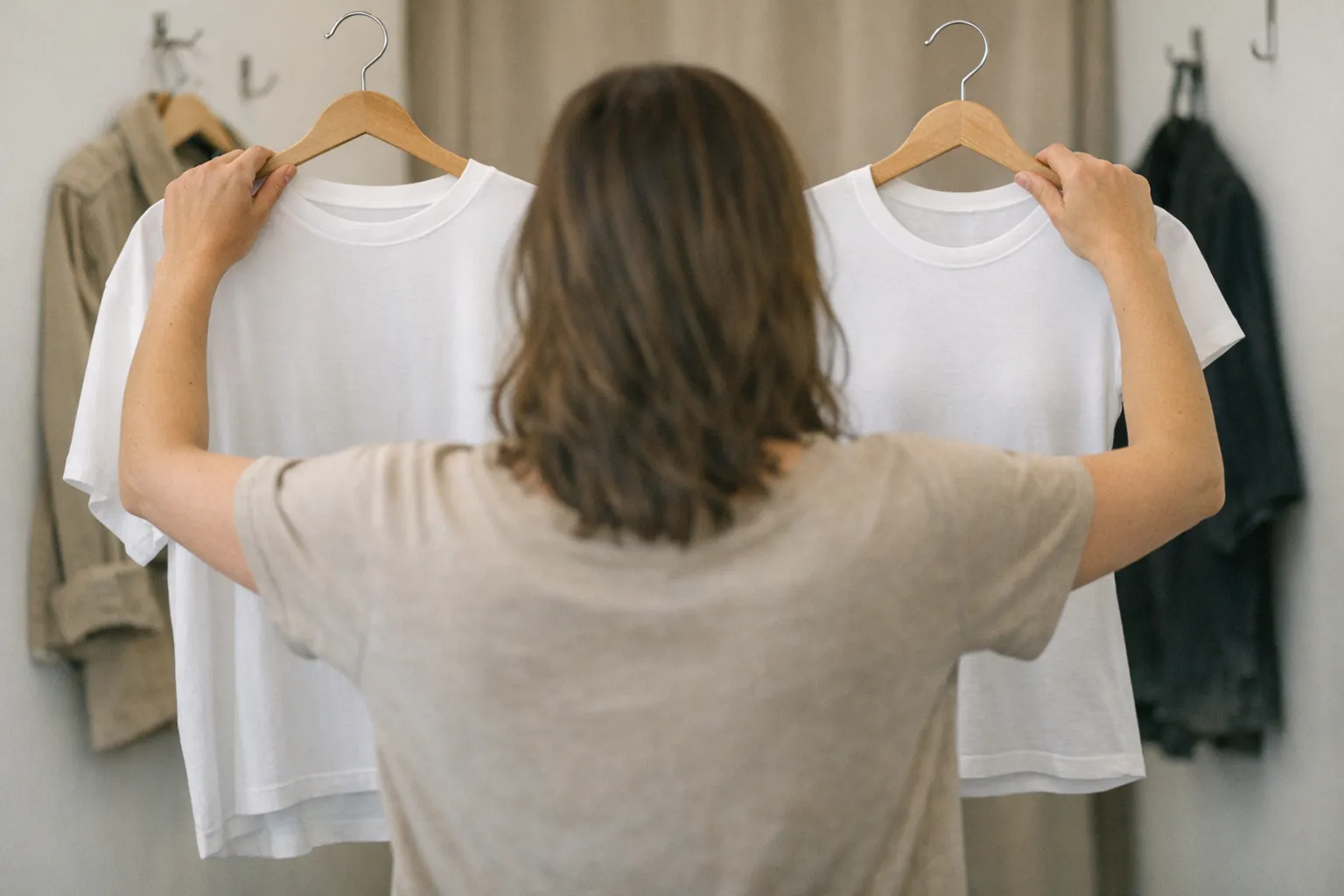 How to choose a T-shirt fit: regular vs oversized with LESH styling?