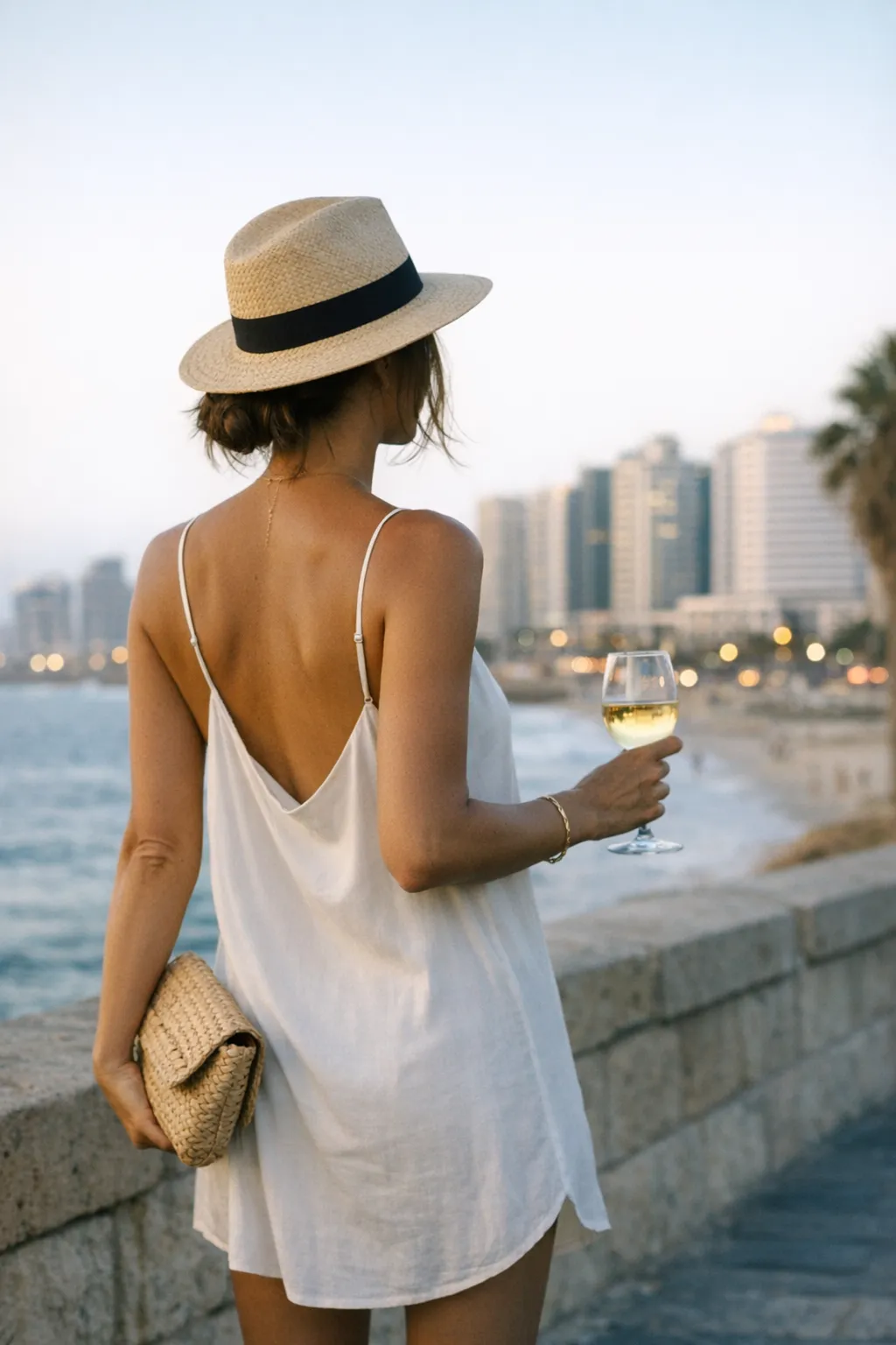 What to wear for a Tel Aviv evening: clean, effortless look