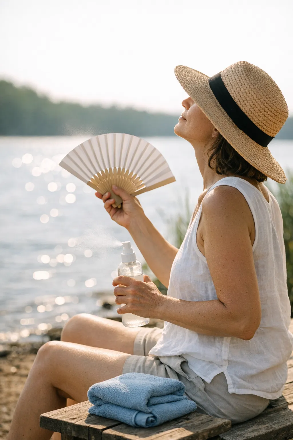 Early tips to stop a hot flash fast without hormones?