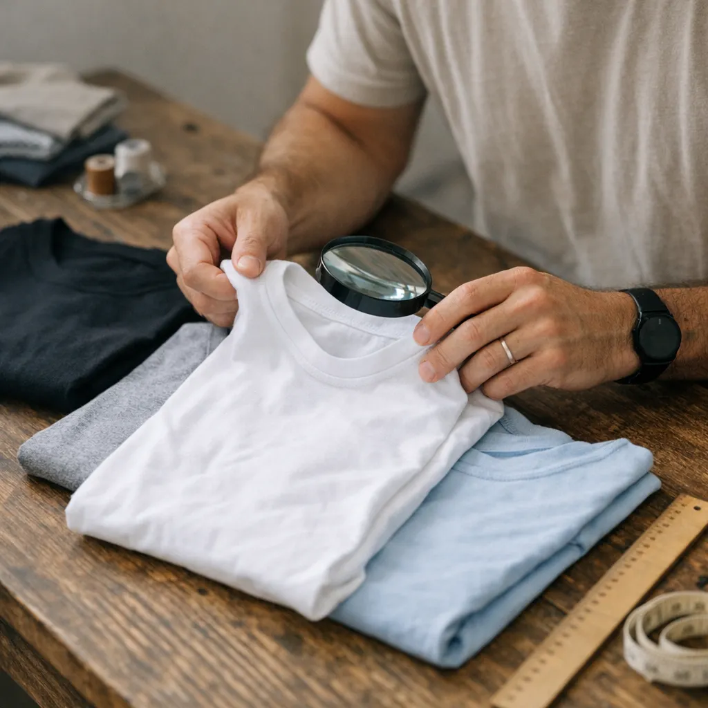 High-quality men's T-shirt: what to check before buying