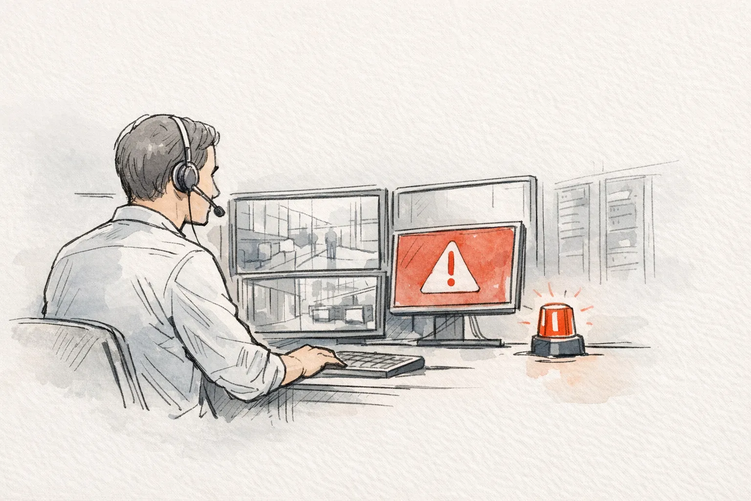 AI Risk Monitoring with Capital AI: When to Trigger Alarms and Actions?